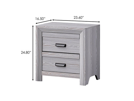 Adelaide Driftwood Nightstand by Crown Mark at Eve Furniture