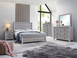Adelaide Driftwood Queen Panel Bed by Crown Mark at Eve Furniture