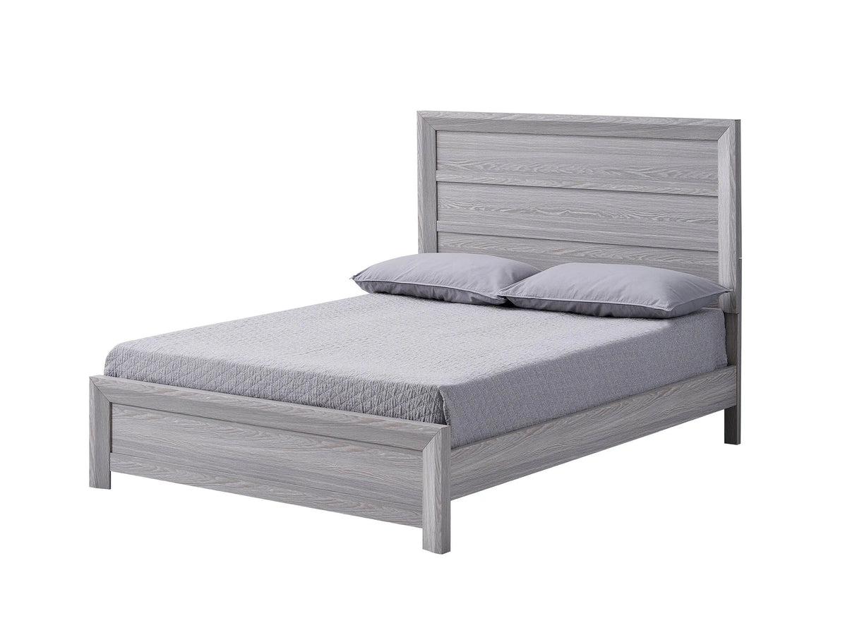 Adelaide Driftwood Queen Panel Bed by Crown Mark at Eve Furniture