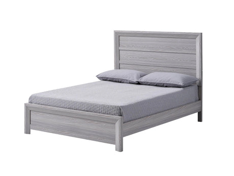 Adelaide Driftwood Queen Panel Bed by Crown Mark at Eve Furniture