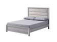 Adelaide Driftwood Queen Upholstered Panel Bed by Crown Mark at Eve Furniture