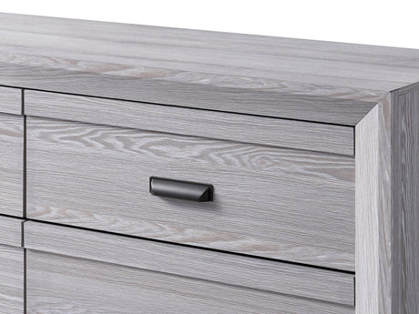 Adelaide Driftwood Upholstered Panel Bedroom Set by Crown Mark at Eve Furniture