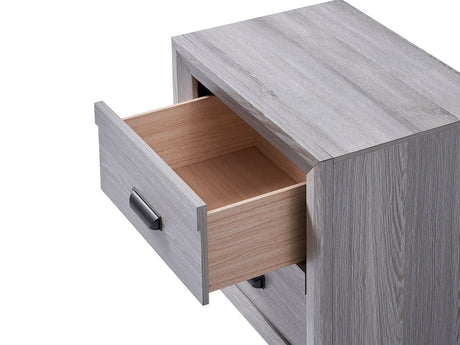 Adelaide Driftwood Upholstered Panel Bedroom Set by Crown Mark at Eve Furniture