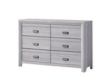 Adelaide Driftwood Upholstered Panel Bedroom Set by Crown Mark at Eve Furniture