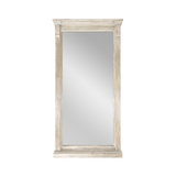 Adelaide Floor Mirror - Cream Wash by Classic Home at Eve Furniture