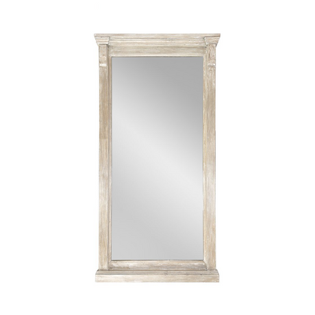 Adelaide Floor Mirror - Cream Wash by Classic Home at Eve Furniture