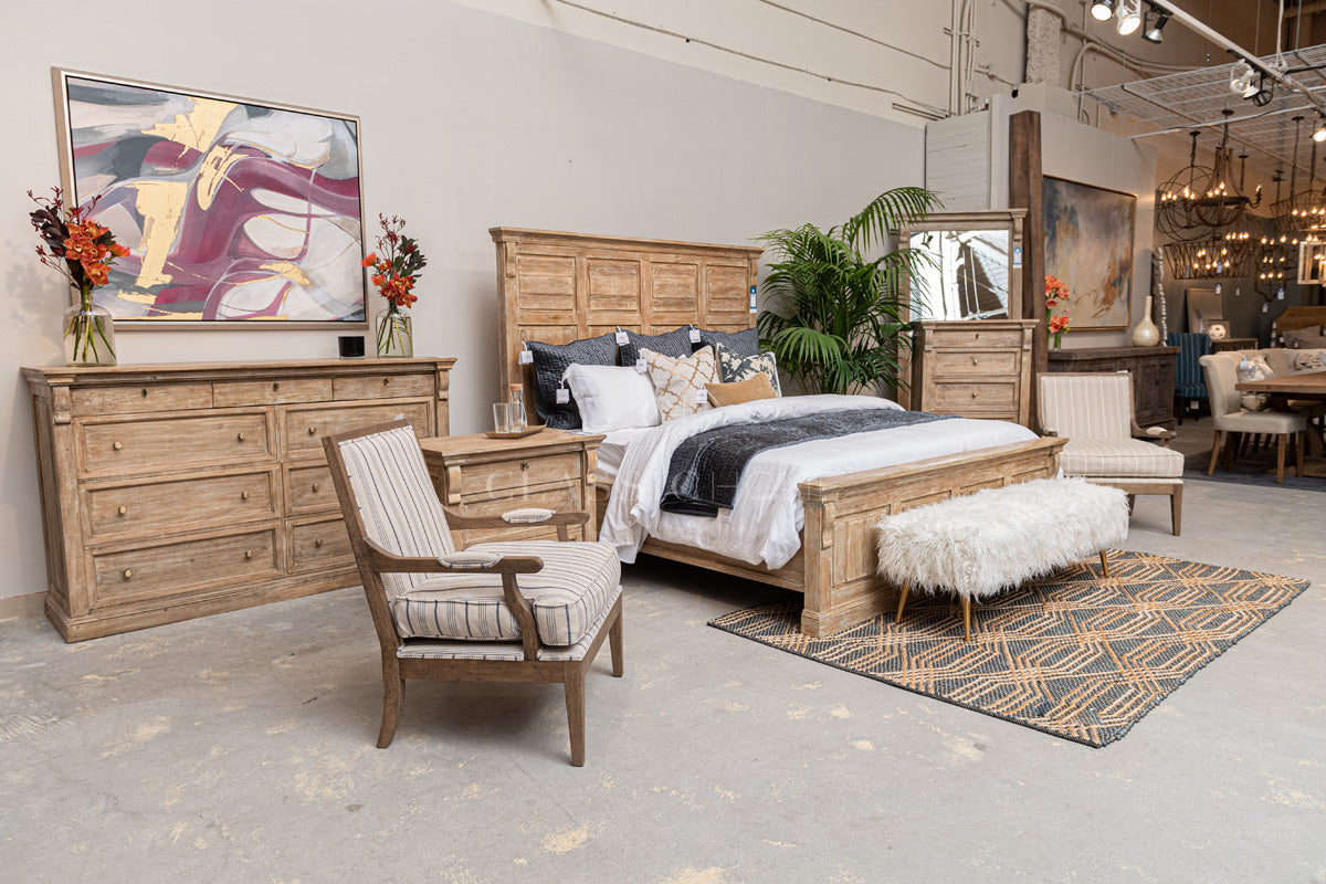 Adelaide Natural Whitewash Dresser by Classic Home at Eve Furniture