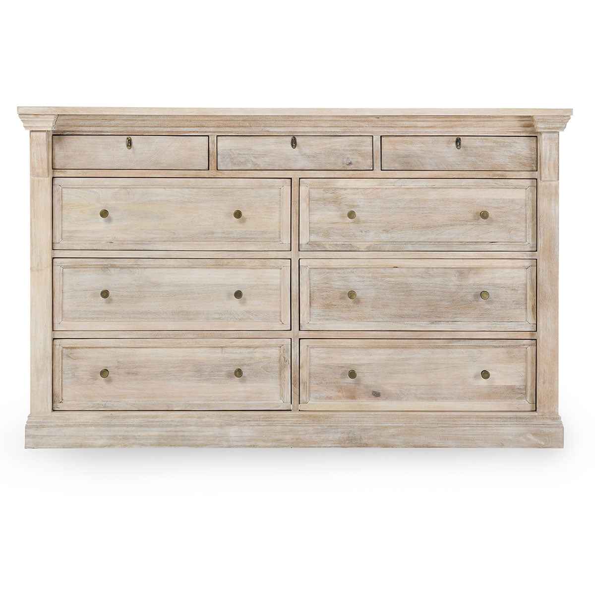 Adelaide Natural Whitewash Dresser by Classic Home at Eve Furniture