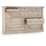 Adelaide Natural Whitewash Dresser by Classic Home at Eve Furniture