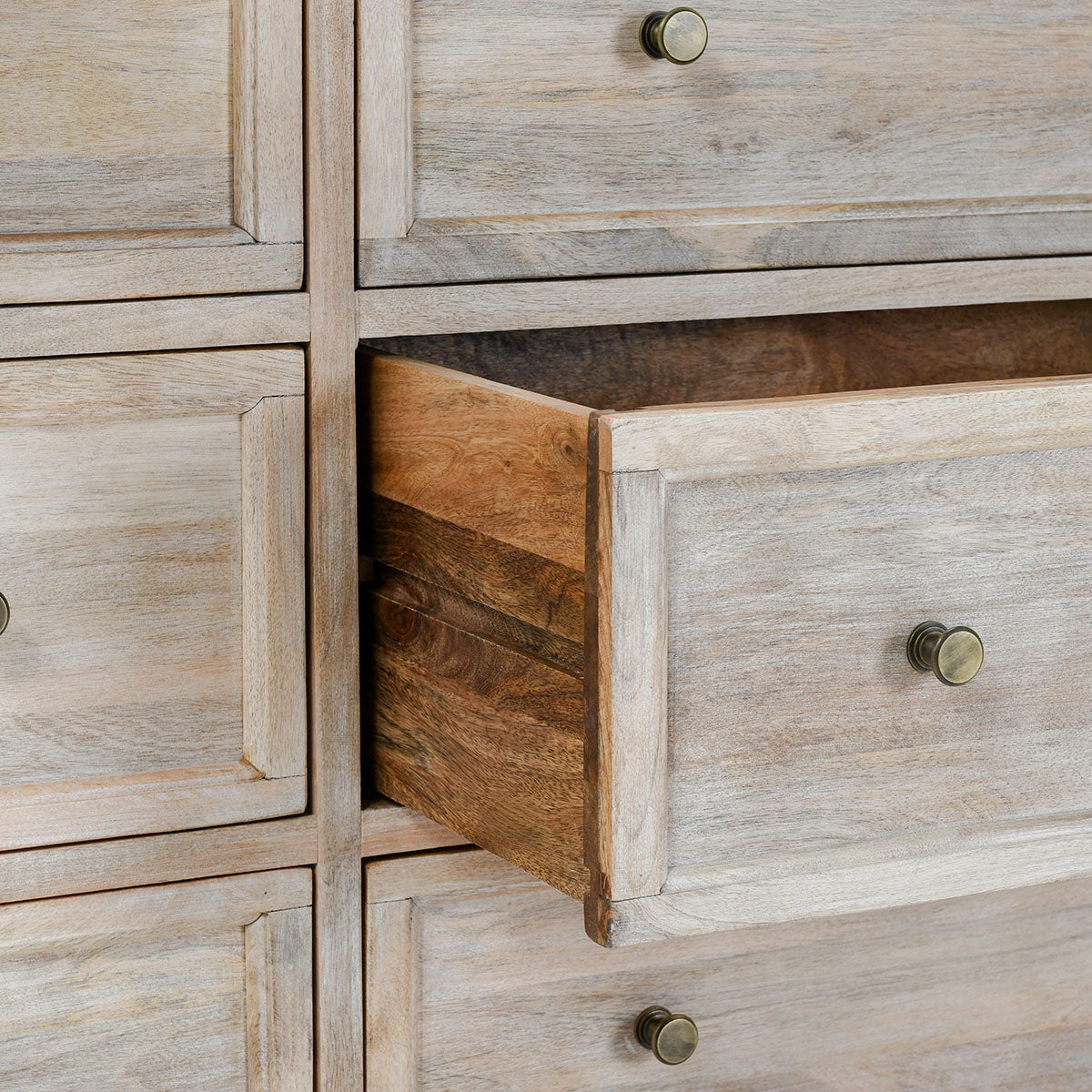 Adelaide Natural Whitewash Dresser by Classic Home at Eve Furniture