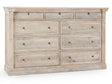 Adelaide Natural Whitewash Dresser by Classic Home at Eve Furniture