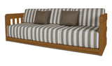 Adelaide Outdoor Sofa Brown Stripe by Moe's Home at Eve Furniture