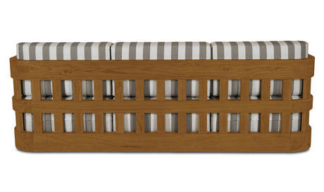 Adelaide Outdoor Sofa Brown Stripe by Moe's Home at Eve Furniture