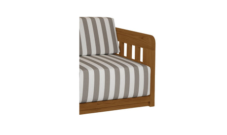 Adelaide Outdoor Sofa Brown Stripe by Moe's Home at Eve Furniture