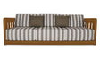 Adelaide Outdoor Sofa Brown Stripe by Moe's Home at Eve Furniture