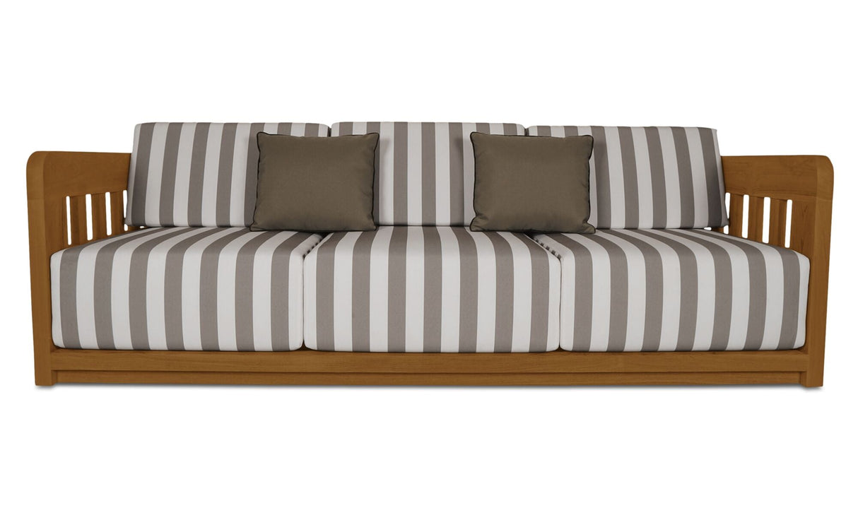 Adelaide Outdoor Sofa Brown Stripe by Moe's Home at Eve Furniture