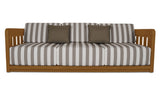 Adelaide Outdoor Sofa Brown Stripe by Moe's Home at Eve Furniture