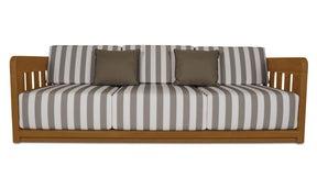 Adelaide Outdoor Sofa Brown Stripe by Moe's Home at Eve Furniture