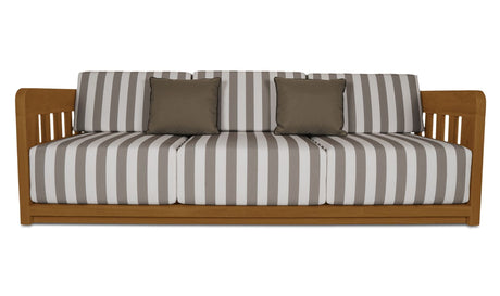 Adelaide Outdoor Sofa Brown Stripe by Moe's Home at Eve Furniture