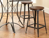 Adele Black/Natural Counter Height Dining Set by Steve Silver at Eve Furniture