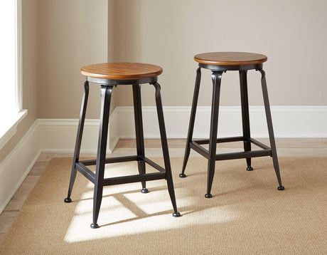 Adele 24″ Backless Counter Stool by Steve Silver at Eve Furniture