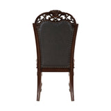 Adelina Cherry Double Pedestal Extendable Dining Room Set by Homelegance at Eve Furniture