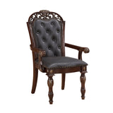 Adelina Cherry Double Pedestal Extendable Dining Room Set by Homelegance at Eve Furniture