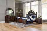 Adelina Cherry Eastern King Bed by Homelegance at Eve Furniture