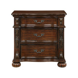 Adelina Cherry Nightstand by Homelegance at Eve Furniture