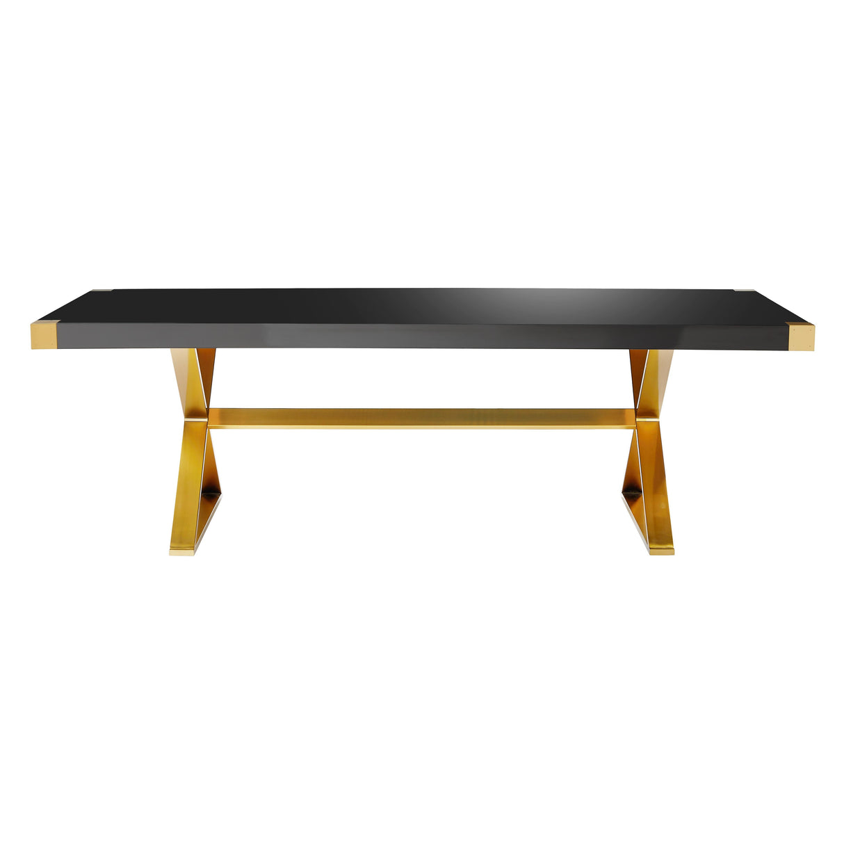 Adeline Lacquer 95" Rectangular Dining Table by TOV Furniture at Eve Furniture