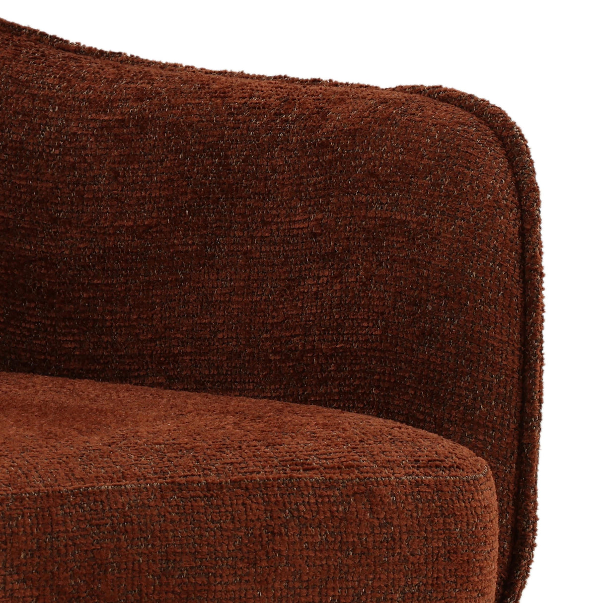 Adelise Swivel Chair, Burgundy by Dovetail at Eve Furniture