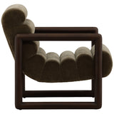 Ademar Chair, Moss Olive by Dovetail at Eve Furniture