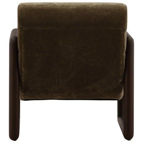 Ademar Chair, Moss Olive by Dovetail at Eve Furniture