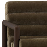 Ademar Chair, Moss Olive by Dovetail at Eve Furniture