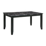 Adia Dark Gray 7 Pc. Dinning Table Set by Furniture of America at Eve Furniture