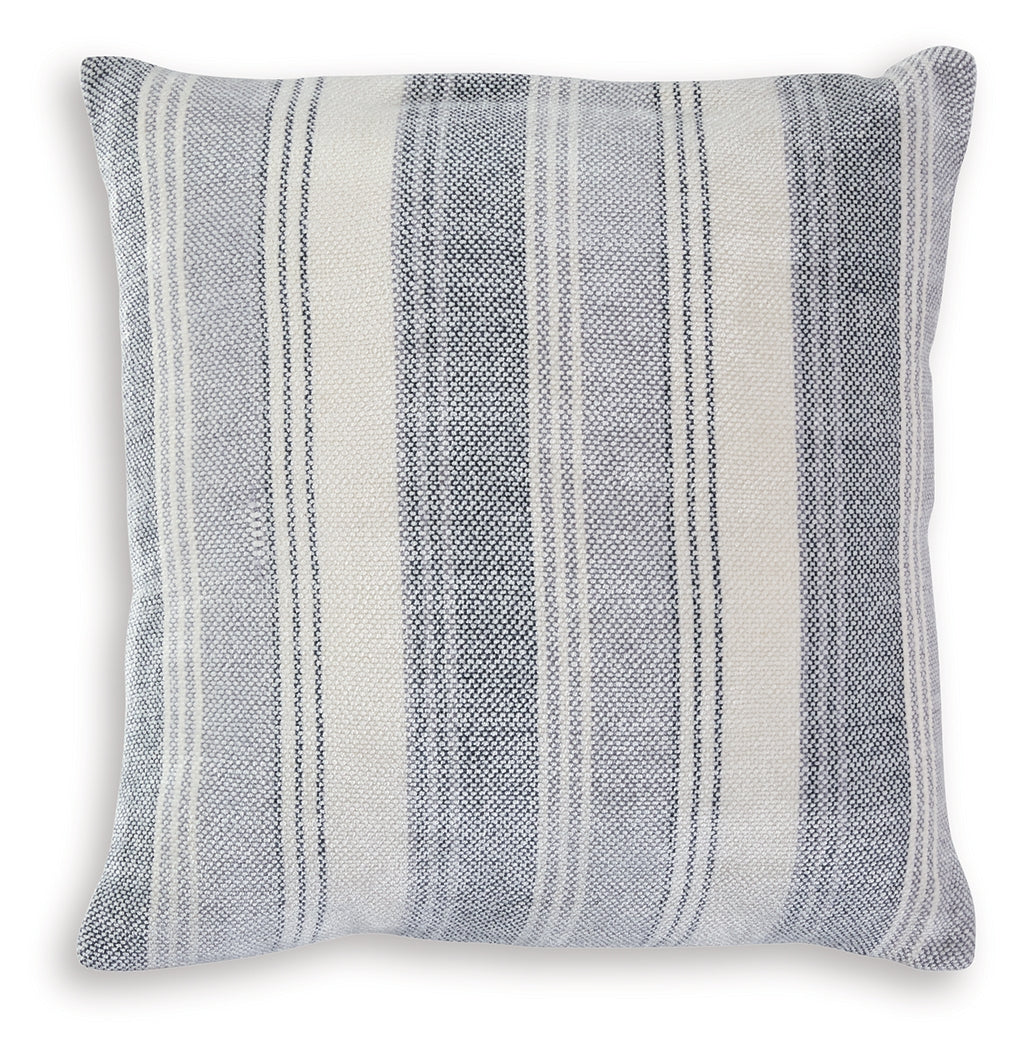 Adikus Blue/Gray/White Pillow (Set of 4) by Ashley at Eve Furniture