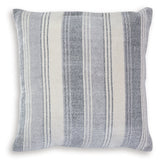 Adikus Blue/Gray/White Pillow (Set of 4) by Ashley at Eve Furniture