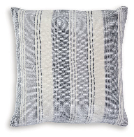 Adikus Blue/Gray/White Pillow (Set of 4) by Ashley at Eve Furniture
