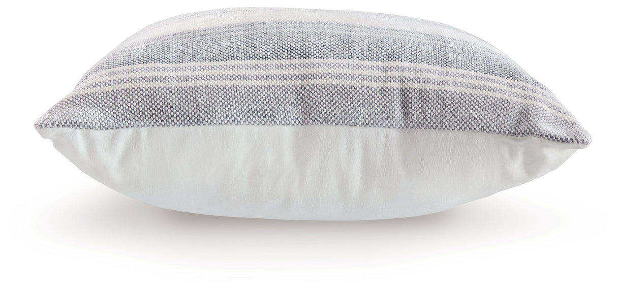 Adikus Blue/Gray/White Pillow (Set of 4) by Ashley at Eve Furniture
