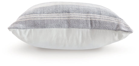 Adikus Blue/Gray/White Pillow (Set of 4) by Ashley at Eve Furniture