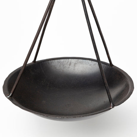 Adilah Black Metal Vintage Inspired Weighing Scale by Mercana at Eve Furniture