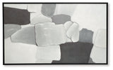 Adilson White/Gray/Black Wall Art by Ashley at Eve Furniture