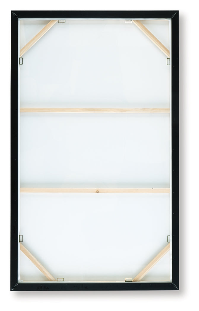 Adilson White/Gray/Black Wall Art by Ashley at Eve Furniture