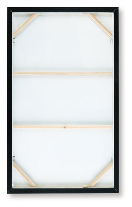 Adilson White/Gray/Black Wall Art by Ashley at Eve Furniture