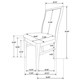 Adina Distressed Light Brown 10-Piece Extension Dining Set with Sideboard by Coaster at Eve Furniture