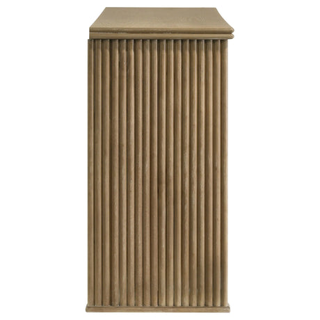 Adina Distressed Light Brown 2-Door Dining Sideboard Server by Coaster at Eve Furniture