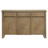 Adina Distressed Light Brown 2-Door Dining Sideboard Server by Coaster at Eve Furniture