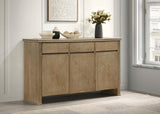 Adina Distressed Light Brown 2-Door Dining Sideboard Server by Coaster at Eve Furniture