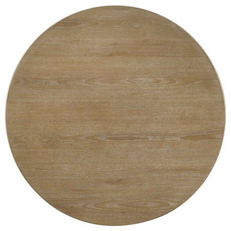 Adina Distressed Light Brown 3-piece Round Coffee Table Set by Coaster at Eve Furniture