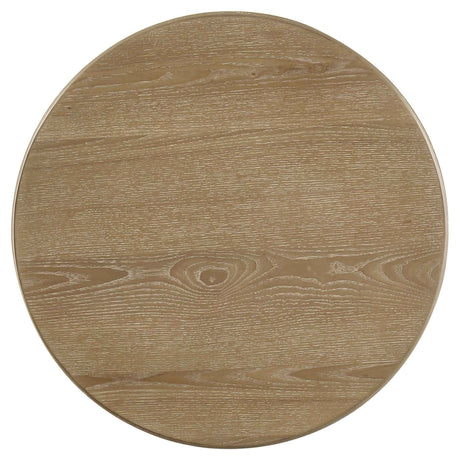 Adina Distressed Light Brown 3-piece Round Coffee Table Set by Coaster at Eve Furniture